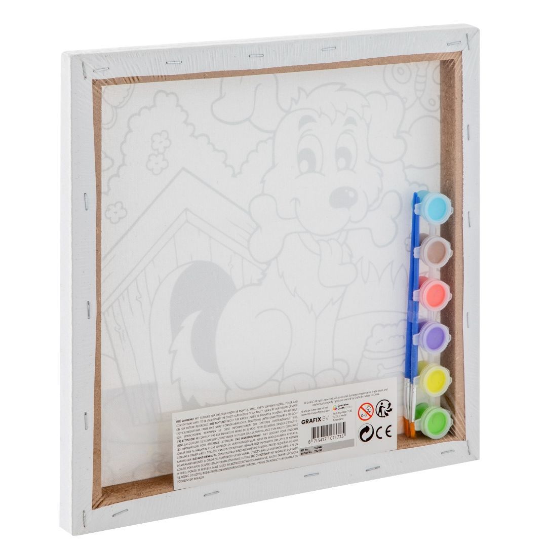 Paint by number lerret 3 ass 30x30cm - Bilde 6