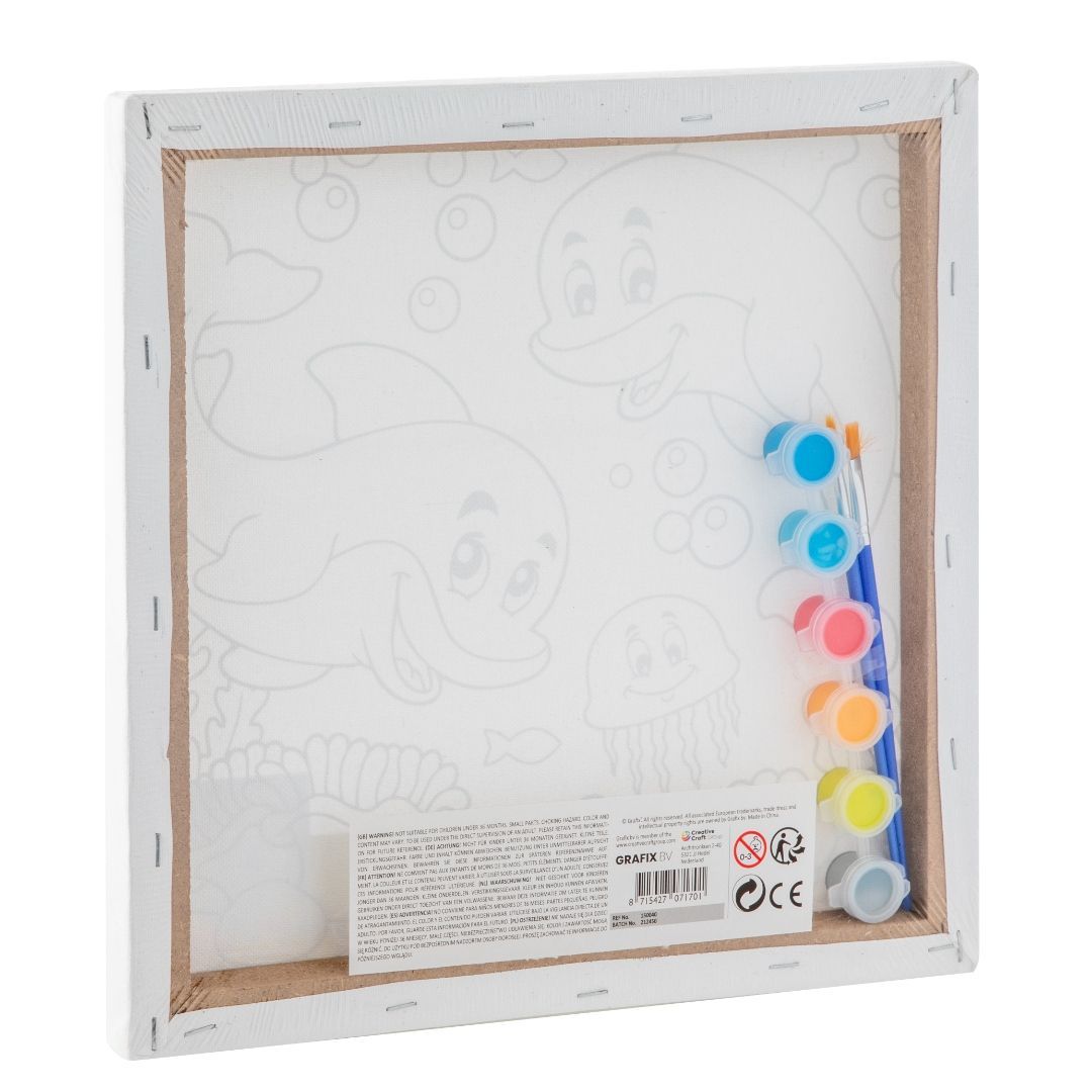 Paint by number lerret 3 ass 30x30cm - Bilde 7