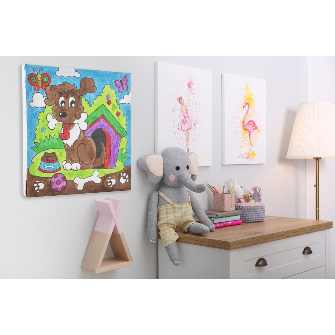 Paint by number lerret 3 ass 30x30cm - Bilde 15