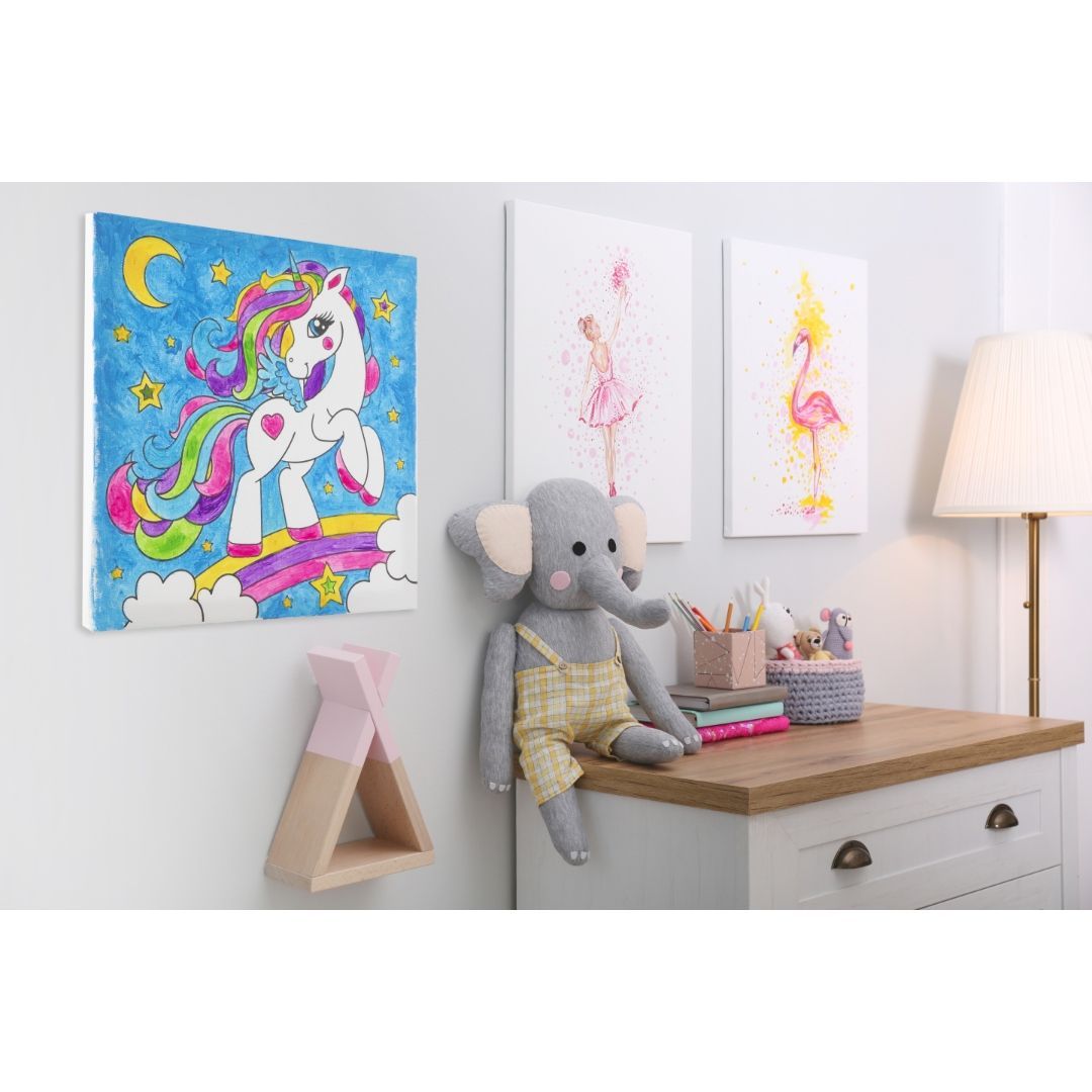 Paint by number lerret 3 ass 30x30cm - Bilde 17