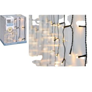 Led-lys utendørs, 180 varm hvit led-ista