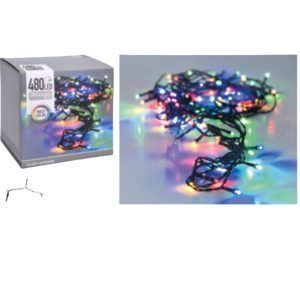 Lyslenke med 480 flerfarget ledlys ip44