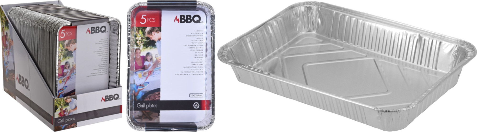 Grillplater 5pk 32x23x4cm - Bilde 2