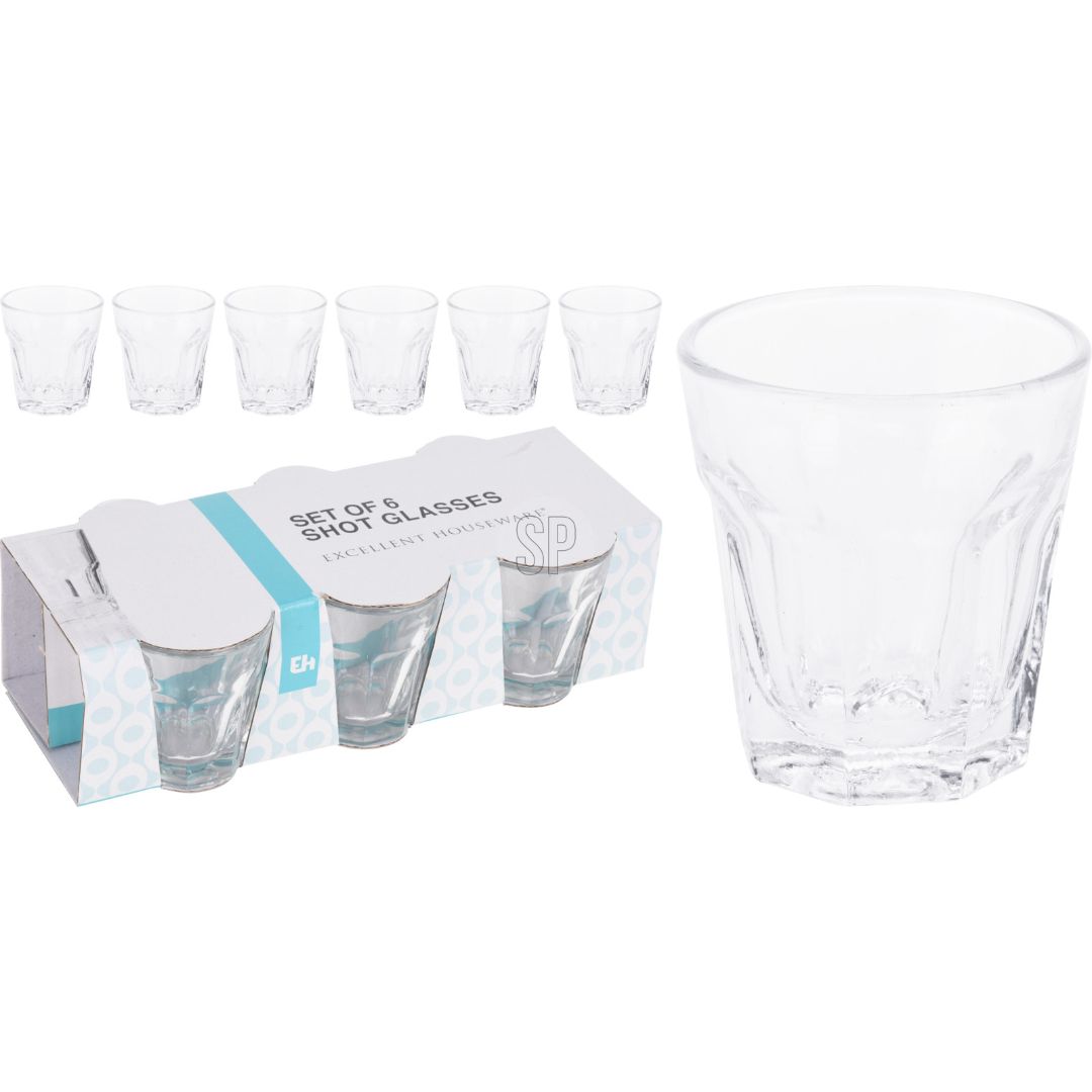 Shotglass 40 ml sett med 6 stk