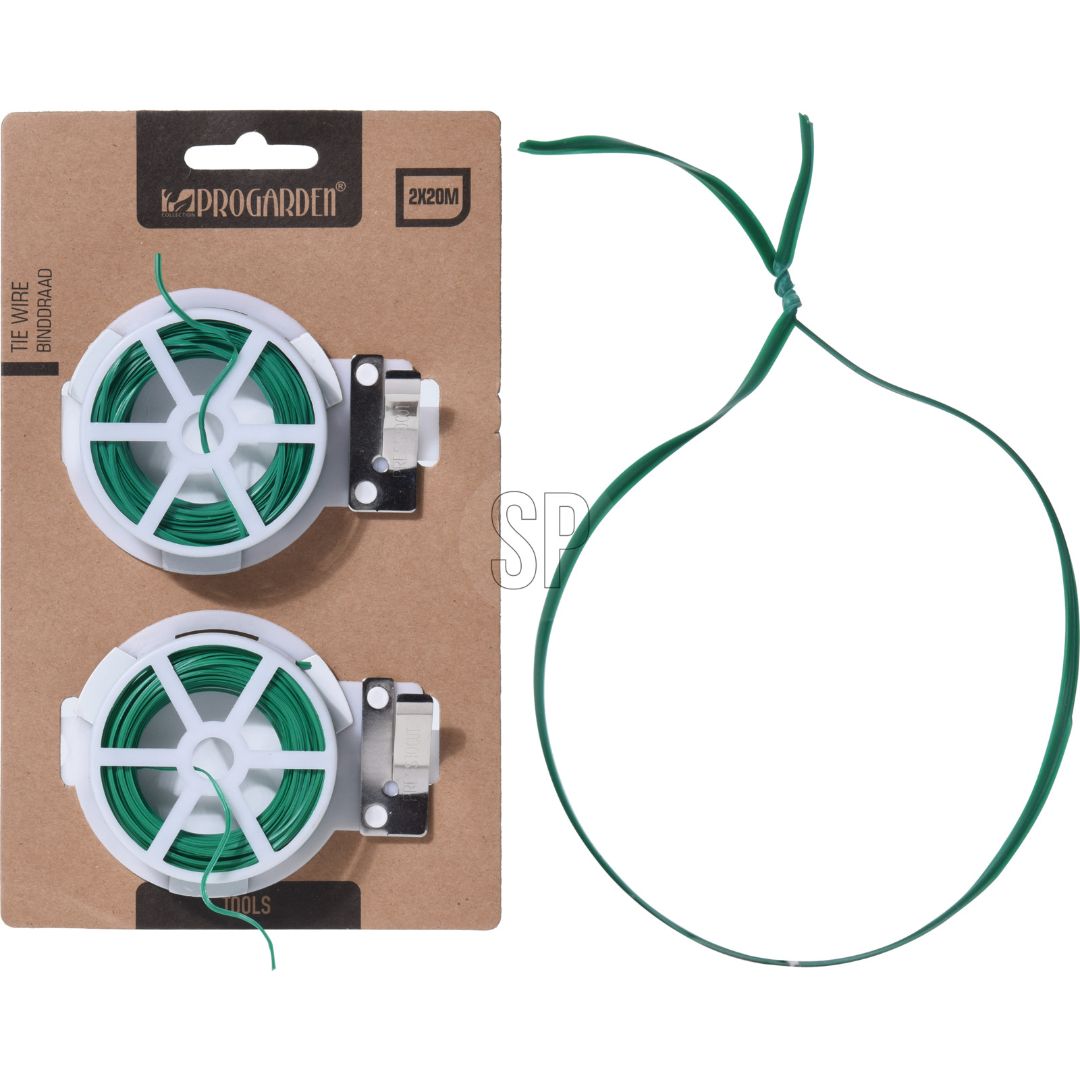 Plantetråd metall 2 stk 20 meter - Bilde 2