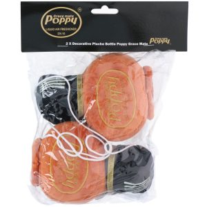 Poppy poppy plysj brun 35x30cm 2stk