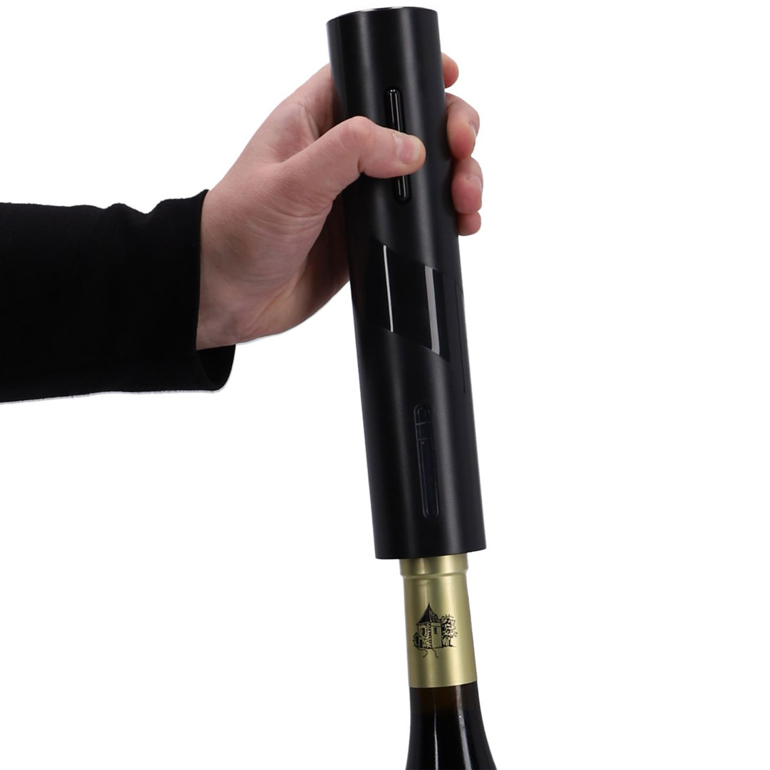 Korketrekkersett batteridrevet sort - Bilde 2