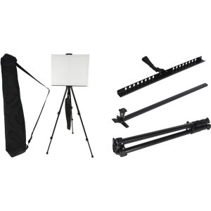 Staffeli sammenleggbar metall med veske