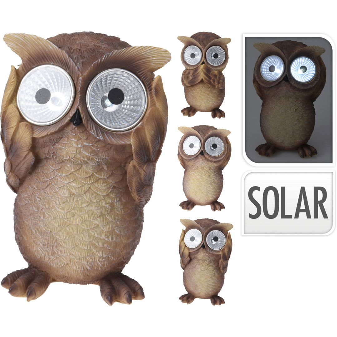 Hage figur solar ugle