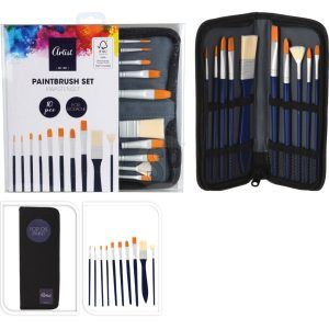 Pensel s/10 i fargeboks