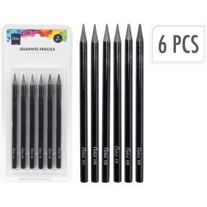 Grafitt treløse blyanter sett