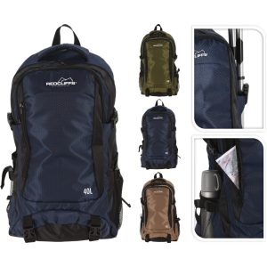 Ryggsekk sammenleggbar 40l 3ass farger
