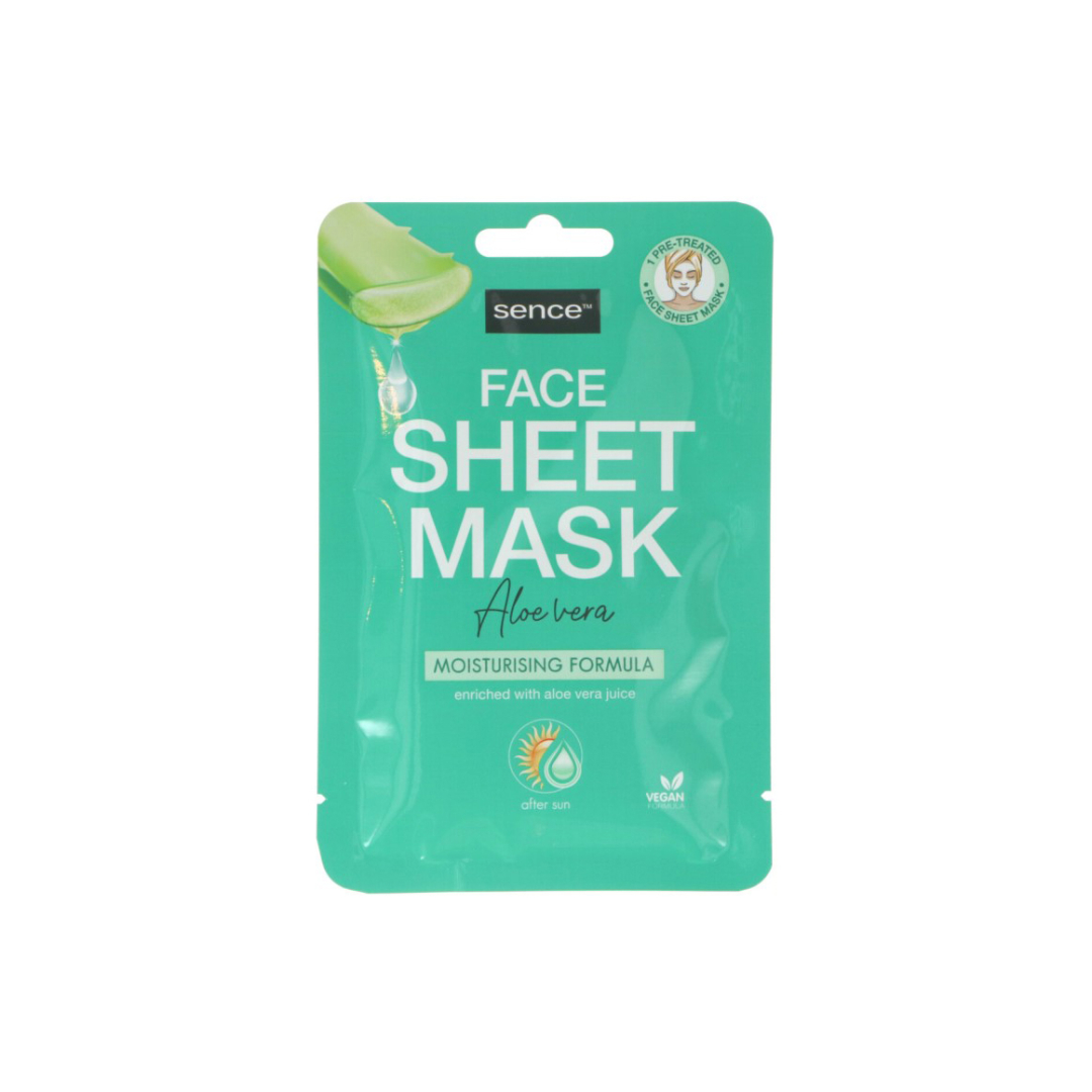Sence aloe vera ansiktsmaske aftersun-sk