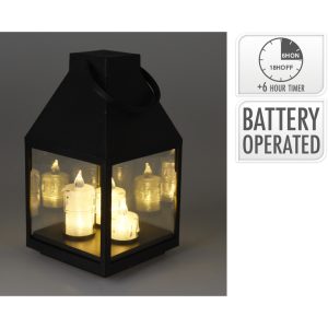 Lykt med 3 led-lys 25