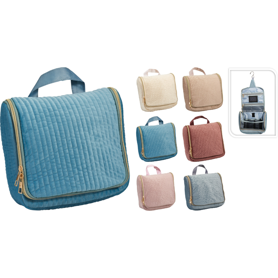 Toalettveske polyester 26x6x22cm