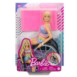 Barbie fashionistas wheelchair doll/acc