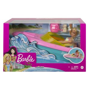 Barbie doll and boat