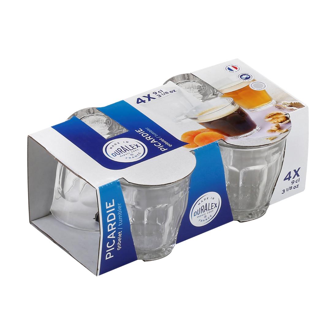 Duralex picardie klar glass 9cl 4pk