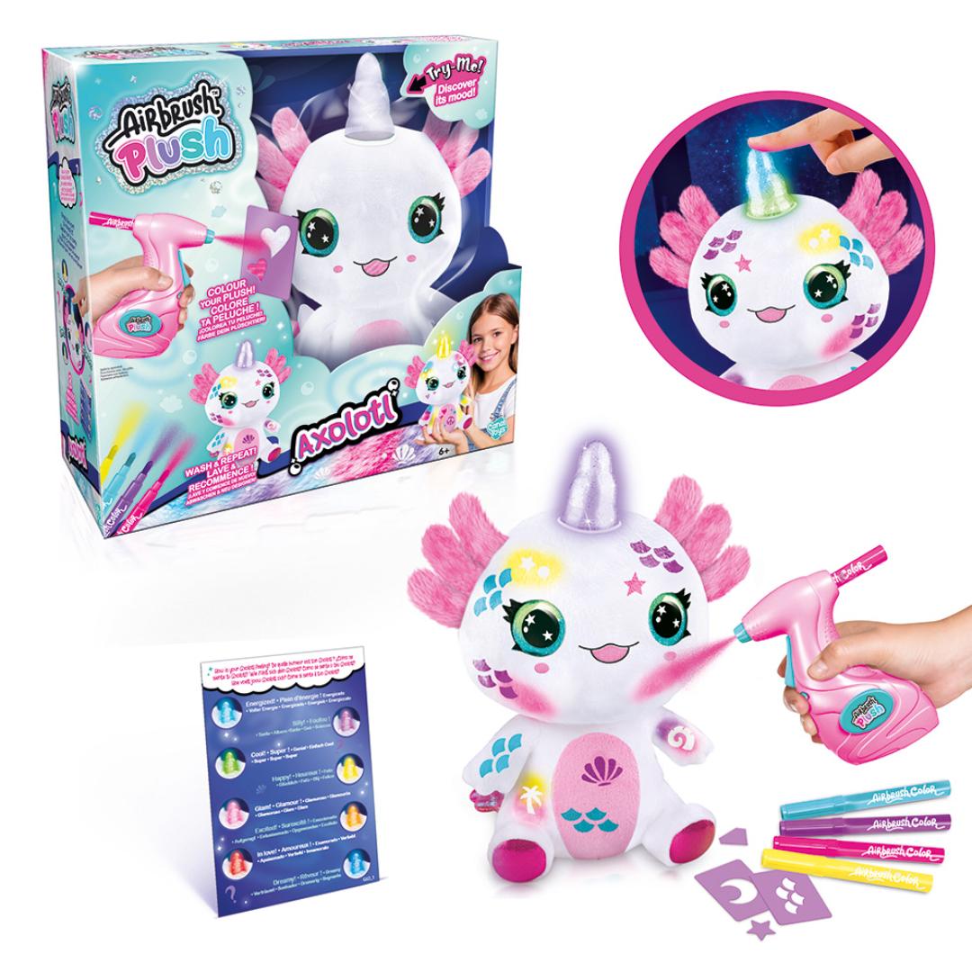 Airbrush plush axolotl 20cm - Bilde 3