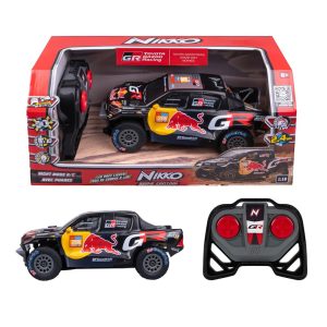 Nikko dakar toyota gazoo 1:18 rc m/ lys