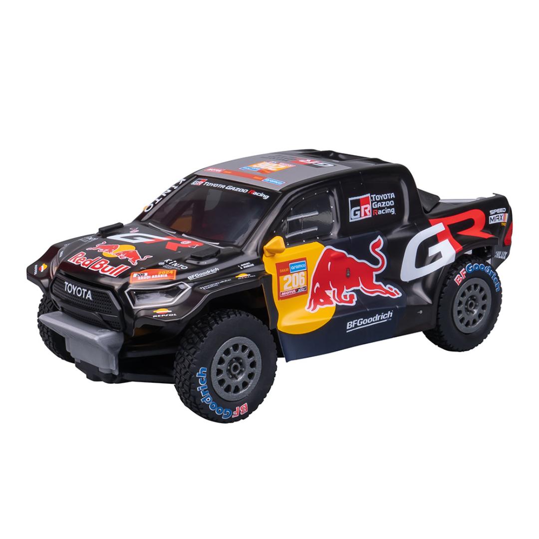 Nikko dakar toyota gazoo 1:18 rc m/ lys - Bilde 5