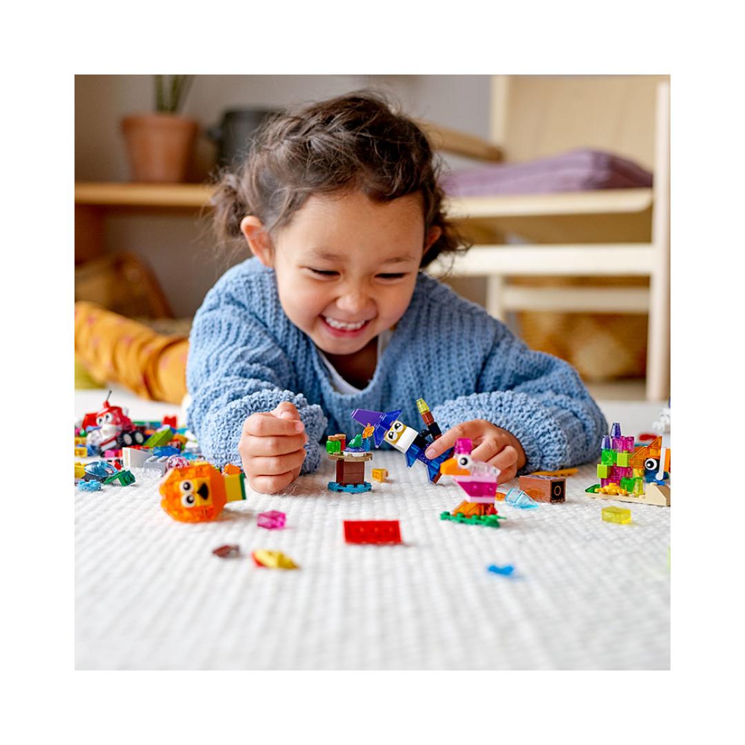 Lego kreativitet med gjennomsiktige klos - Bilde 3