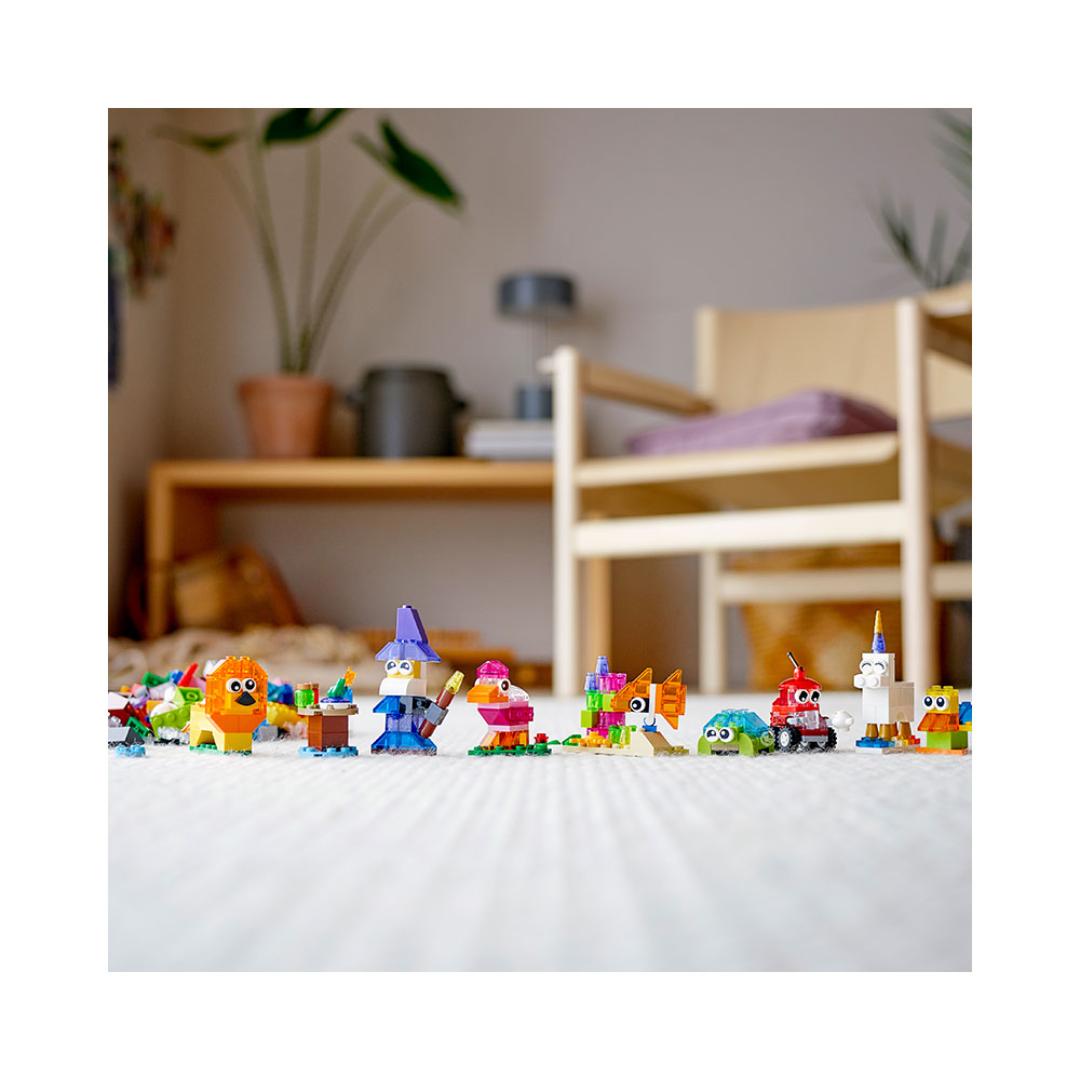 Lego kreativitet med gjennomsiktige klos - Bilde 4