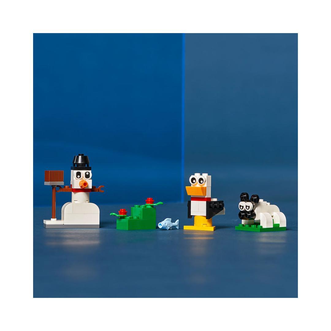 Lego kreativitet med hvite klosser - Bilde 3