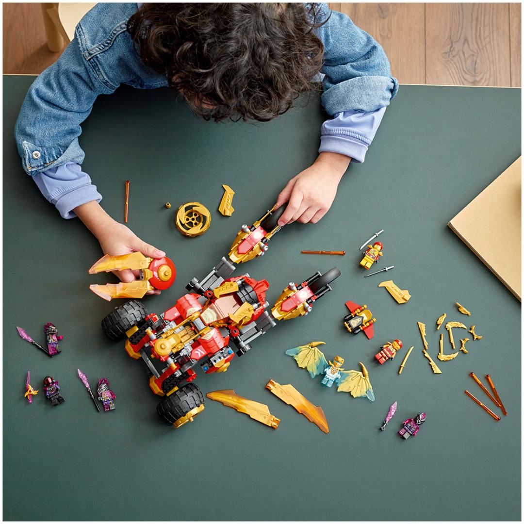 Lego kais gulldrage-kjøretøy - Bilde 3