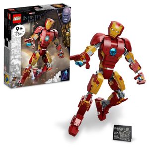 Lego iron man-figur