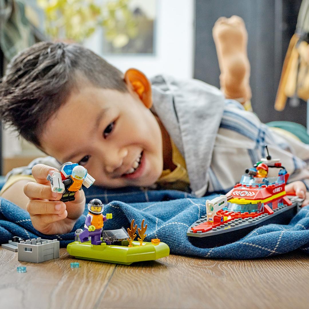 Lego brannvesenets redningsbåt - Bilde 3