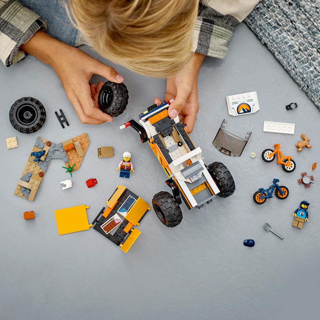 Lego terrengbil med firehjulstrekk - Bilde 3