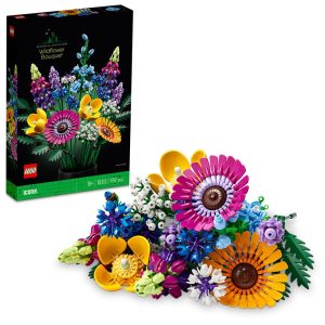 Lego bukett med markblomster