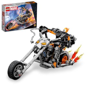 Lego ghost riders robot og motorsykkel