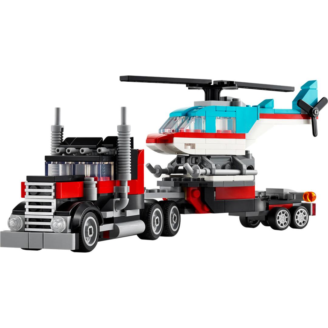 Lego trailer med helikopter - Bilde 2