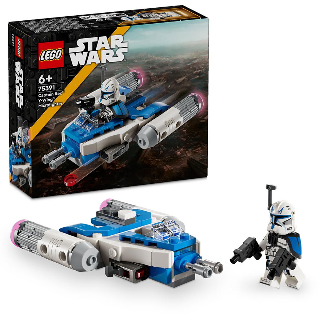 Lego y-wing-mikrojageren til captain rex