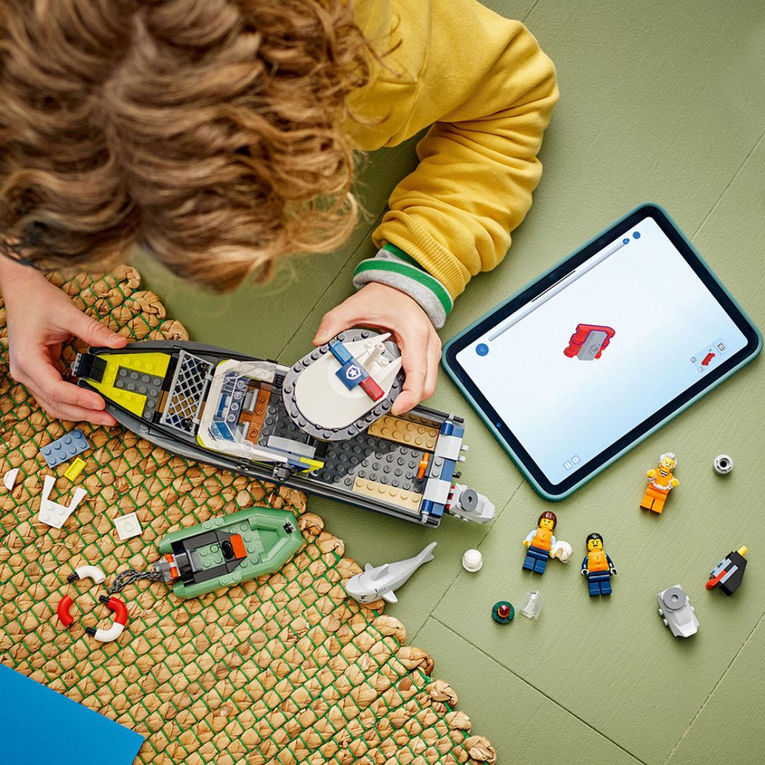 Lego skurkejakt med politibåt - Bilde 2