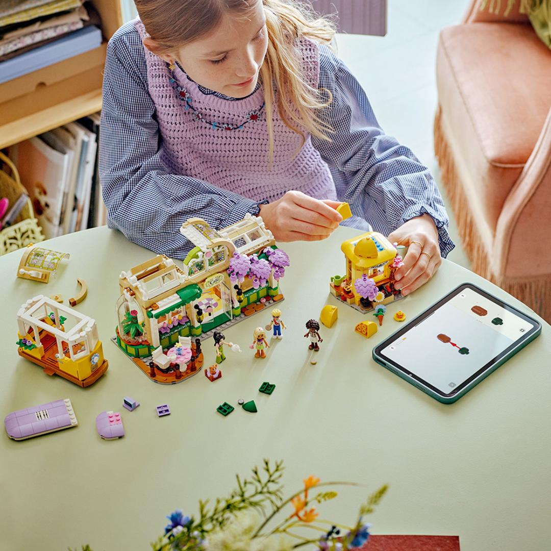 Lego kafé med blomsterbutikk - Bilde 2
