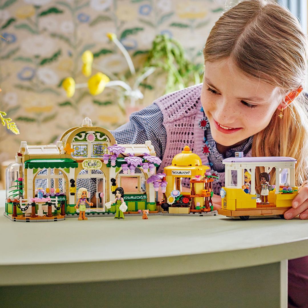 Lego kafé med blomsterbutikk - Bilde 3