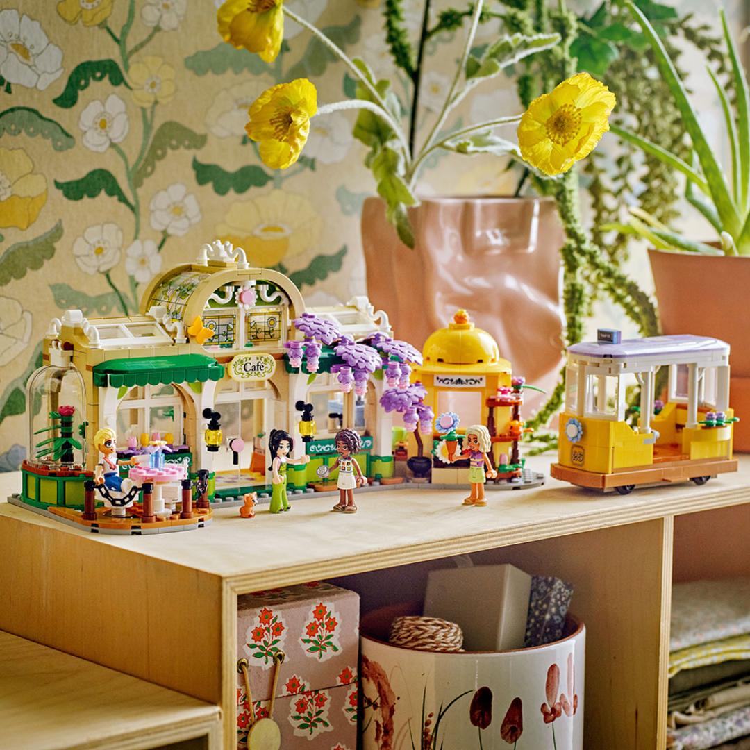 Lego kafé med blomsterbutikk - Bilde 4