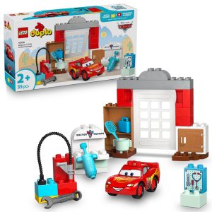 Lego mcqueen besøker docs verksted
