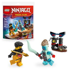 Lego kamp mellom arin og en dragon
