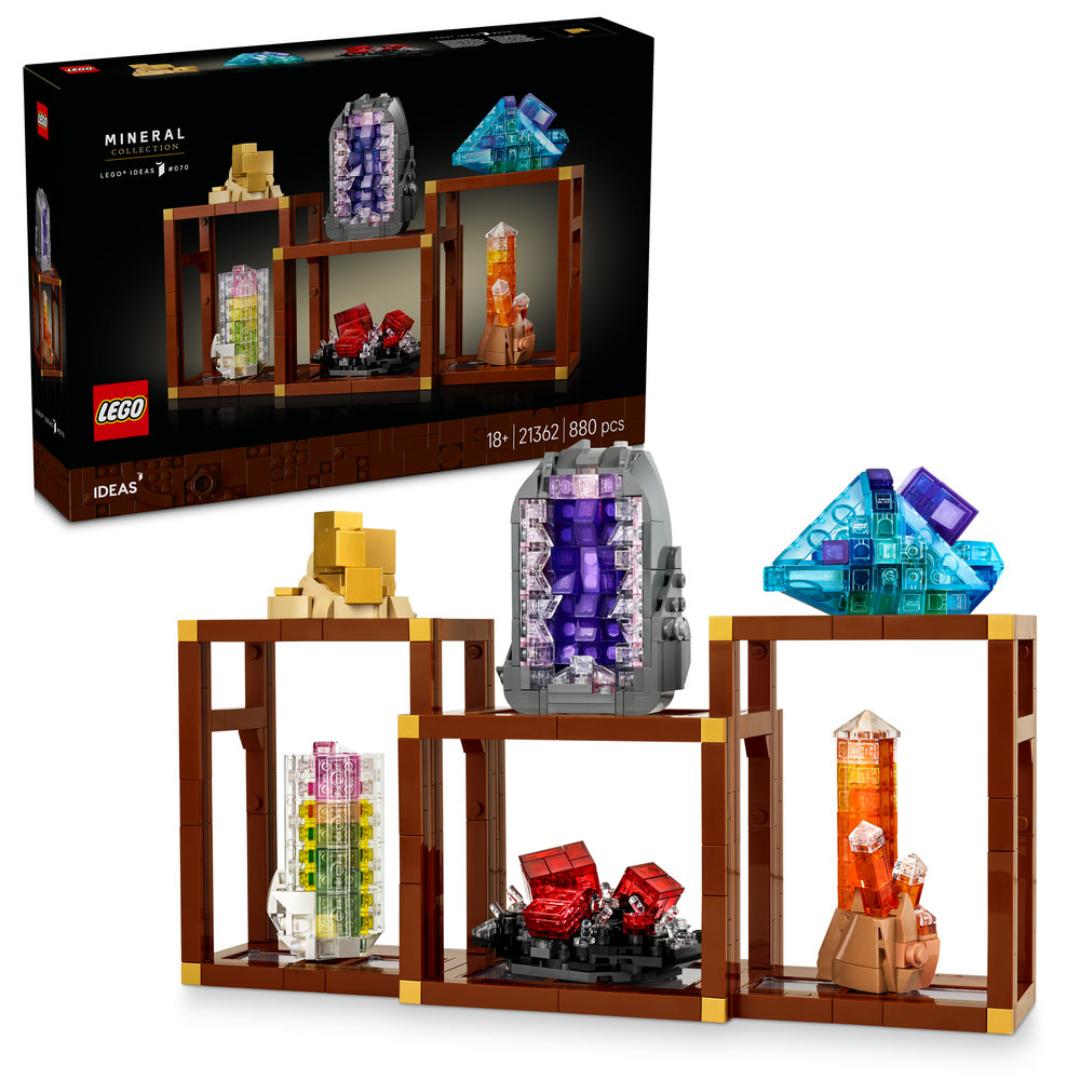 Lego mineralsamling