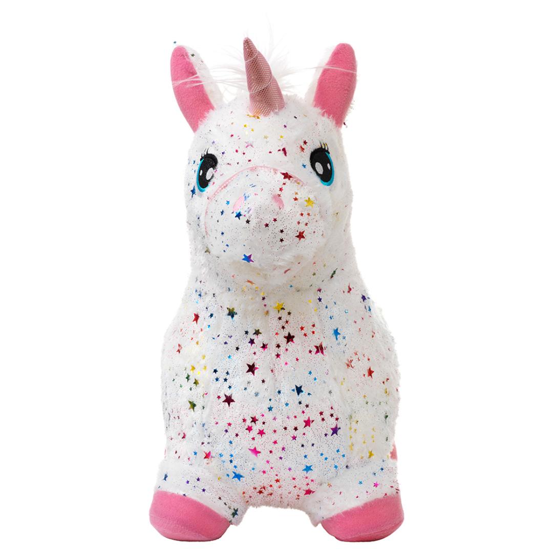 Krea hop and bounce plush horse rainbow - Bilde 3