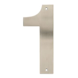 Home it husnummer 1 rustfrit stål