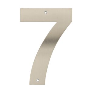 Home it husnummer 7 rustfrit stål