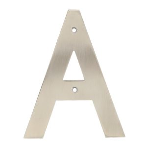 Home it husbogstav a, rustfrit stål