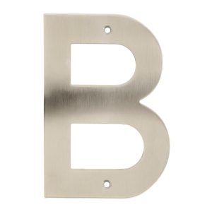 Home it husbogstav b, rustfrit stål