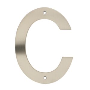 Home it husbogstav c, rustfrit stål