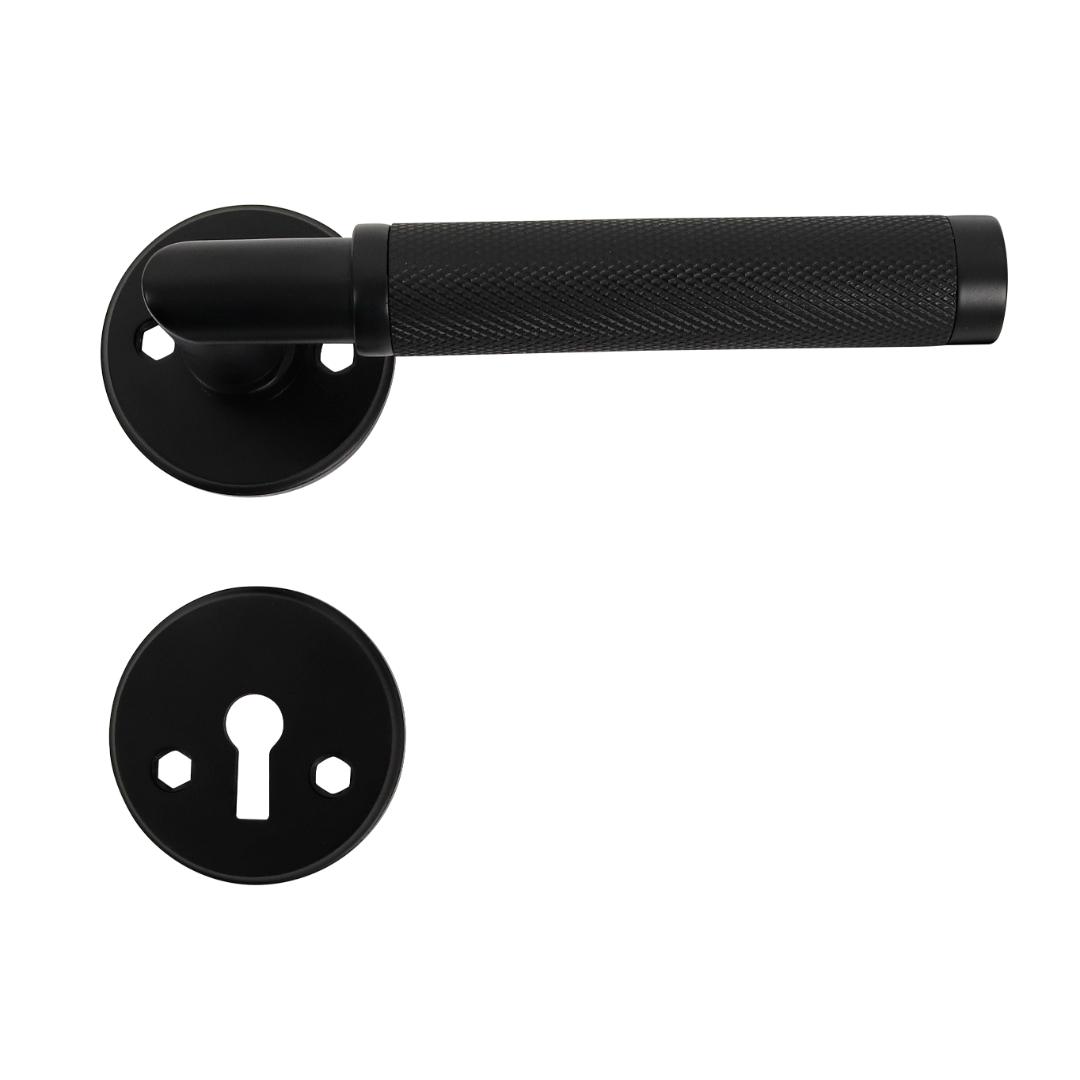 Home it dørhåndtak riflet l-greb 19 mm.